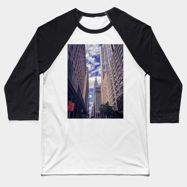 Kips Bay, Manhattan, New York City Baseball T-Shirt by eleonoraingrid